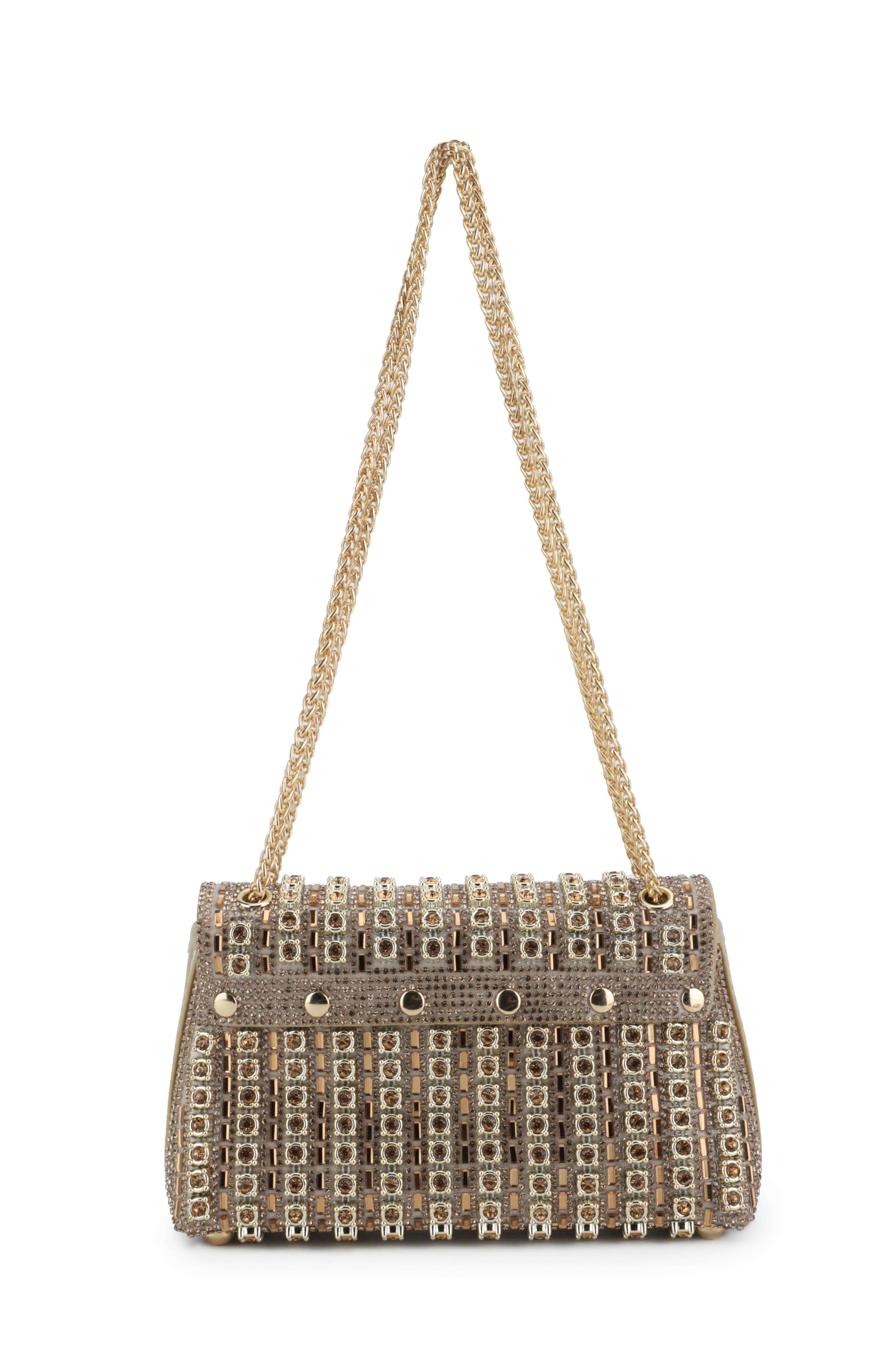 Celine Rhinestone Flap Bag | Luxury Rhinestone Shoulder Bag