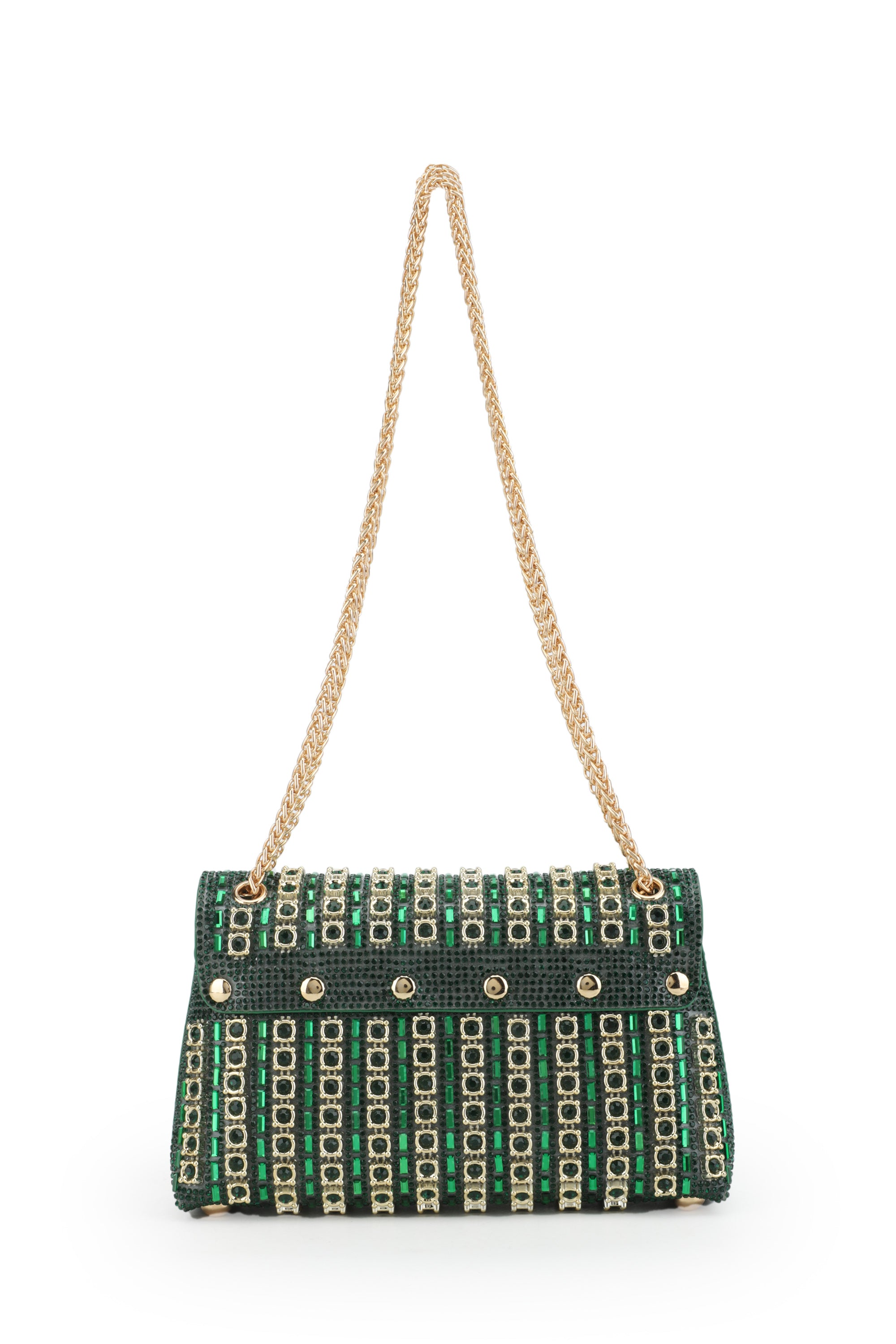 Celine Rhinestone Flap Bag | Luxury Rhinestone Shoulder Bag