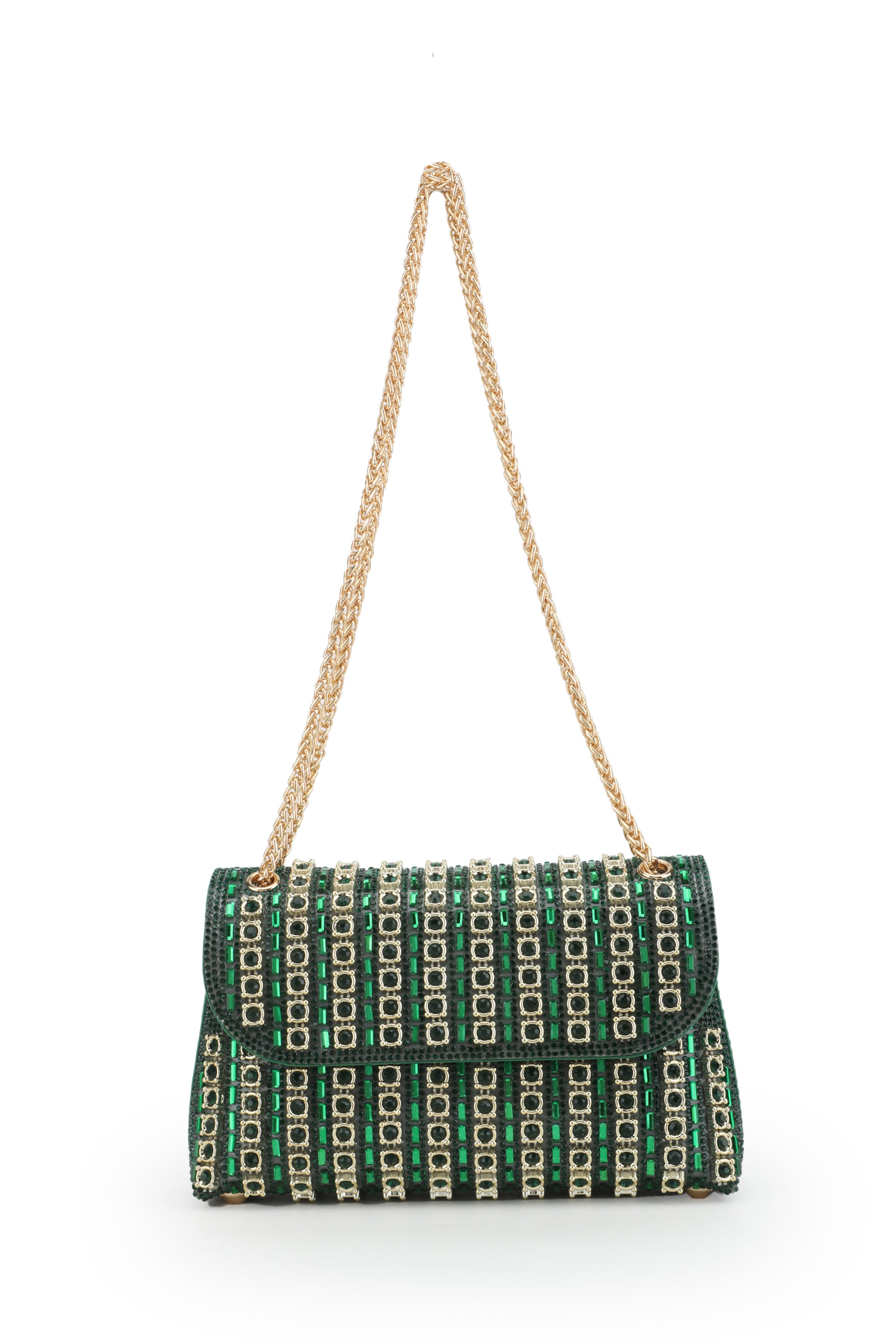 Celine Rhinestone Flap Bag | Luxury Rhinestone Shoulder Bag