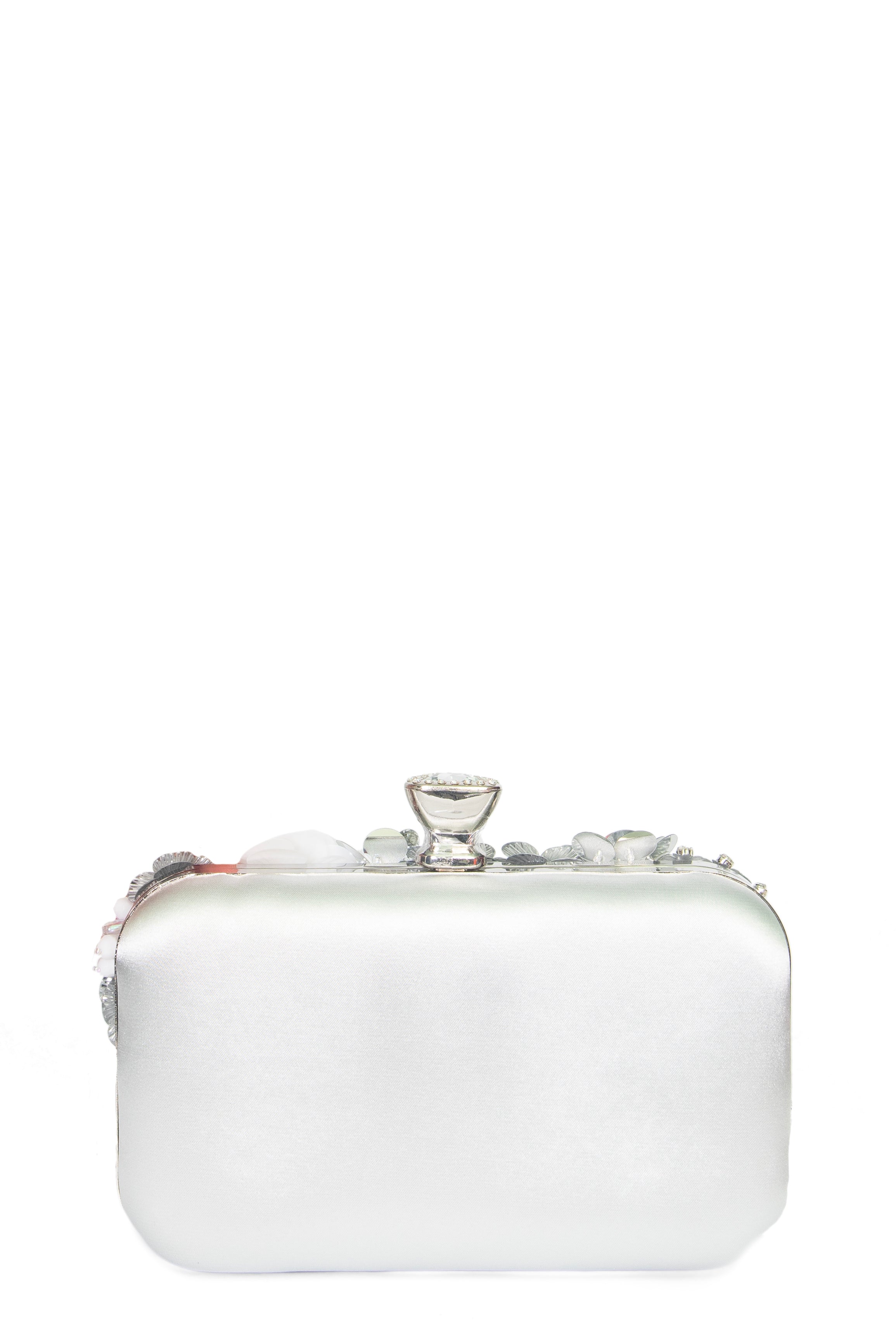 FLOWER Clutch | Rhinestone Floral Evening Bag