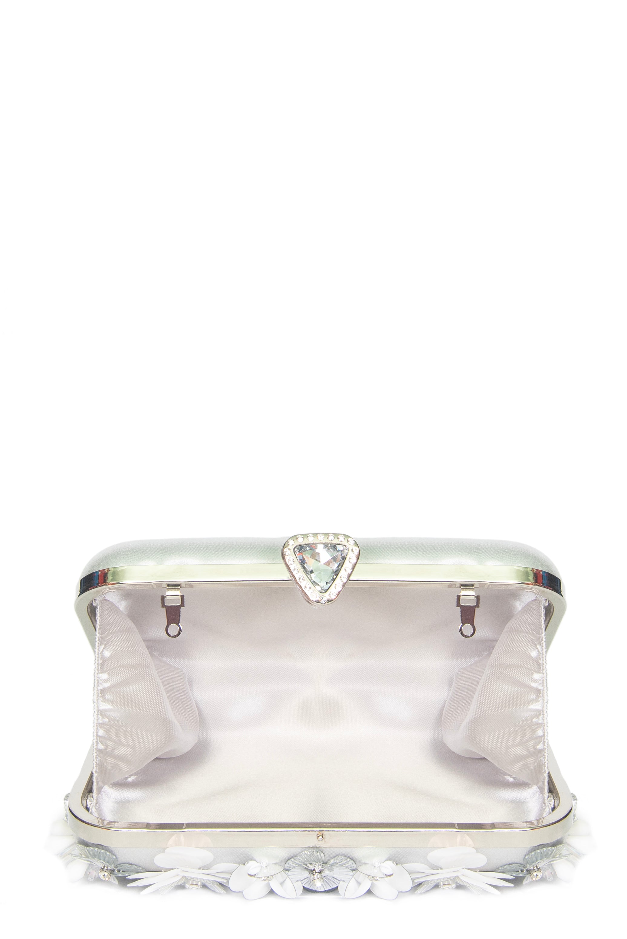 FLOWER Clutch | Rhinestone Floral Evening Bag