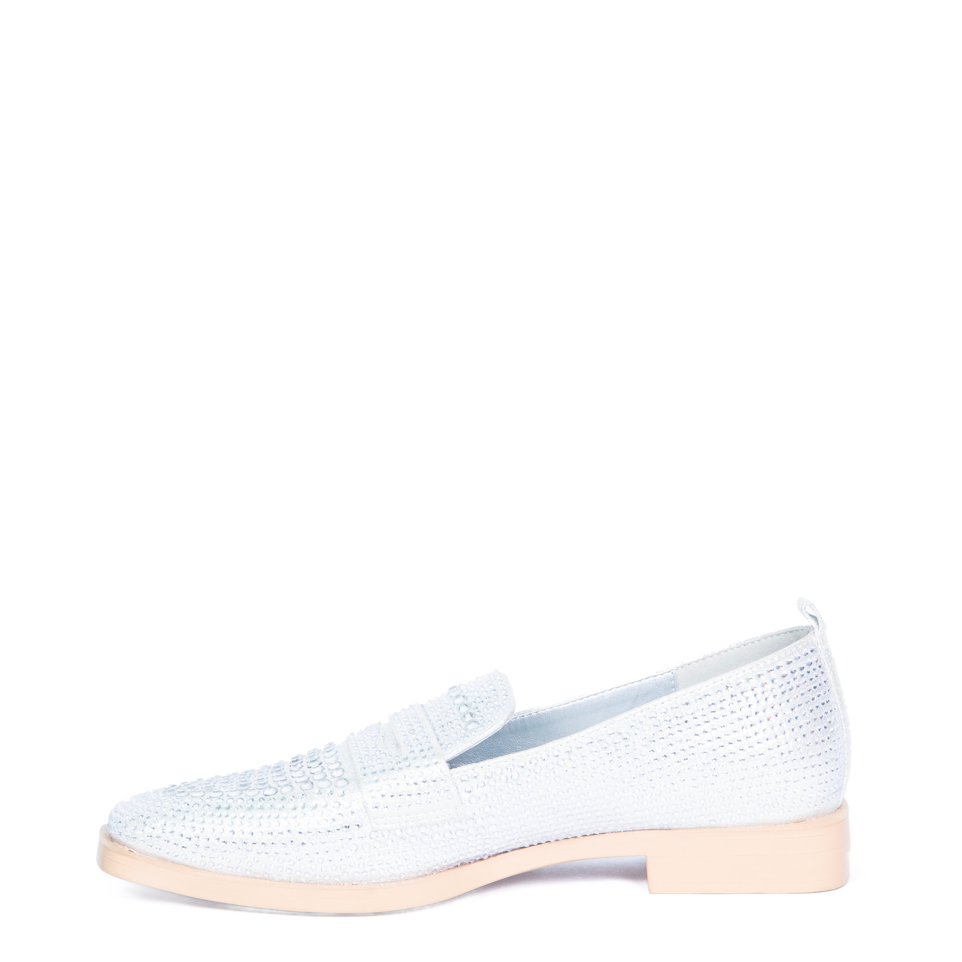 Penny Shoe | Lauren Lorraine Rhinestone & Leopard Print Loafer