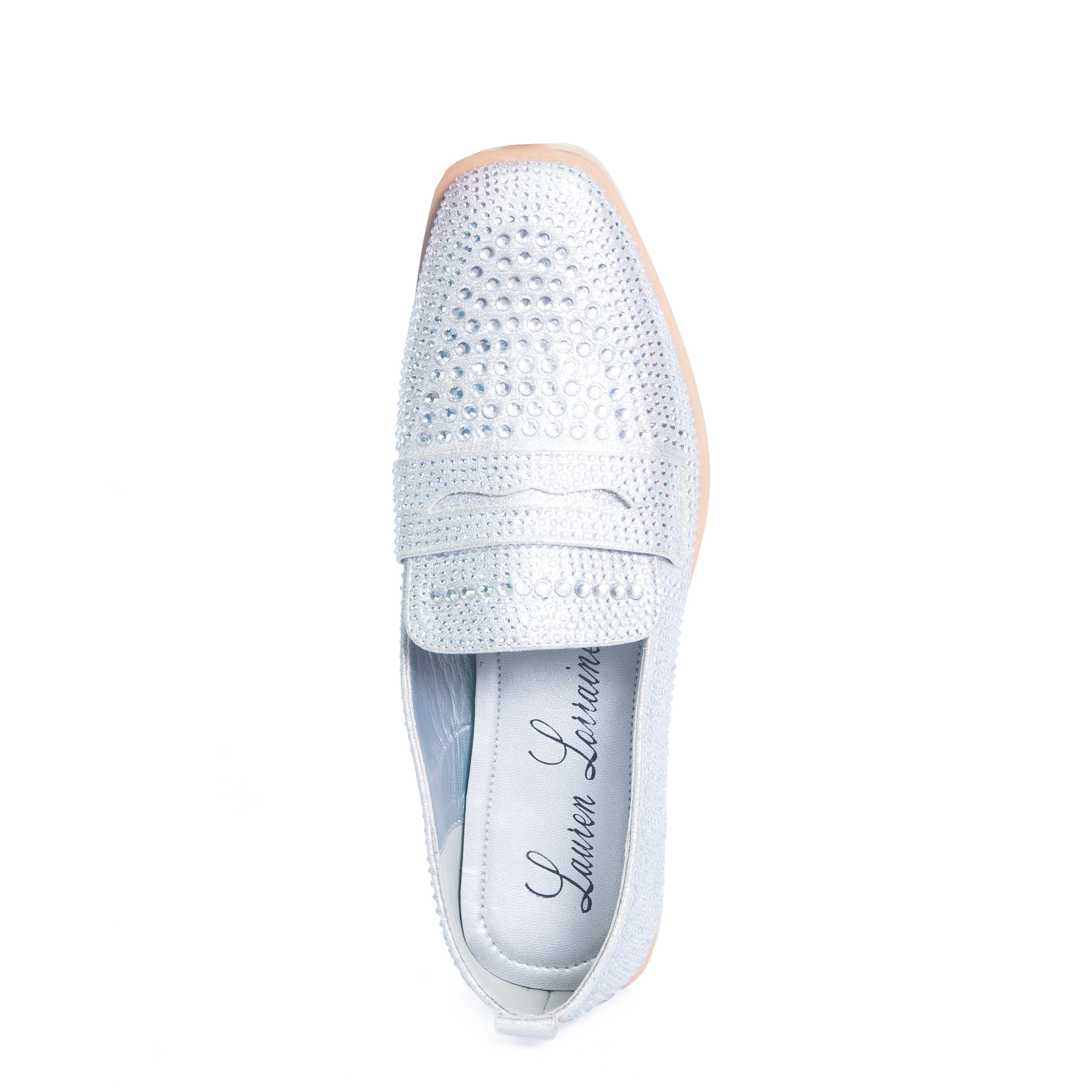 Penny Shoe | Lauren Lorraine Rhinestone & Leopard Print Loafer