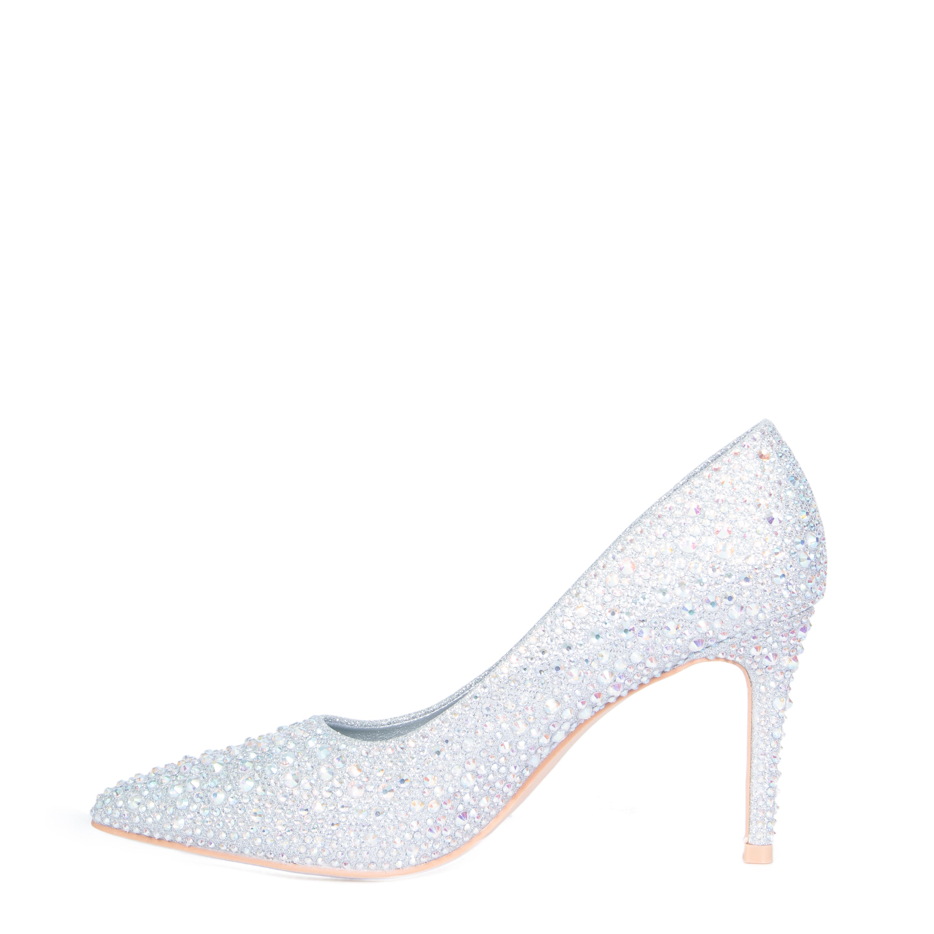 DAZE Pump | Rhinestone Pointed Toe Heel | LaurenLorraine