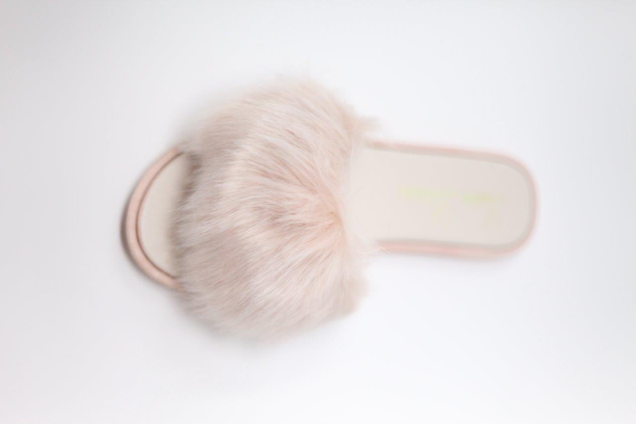 Shop the Lauren Lorraine Fluffy Flat Slipper