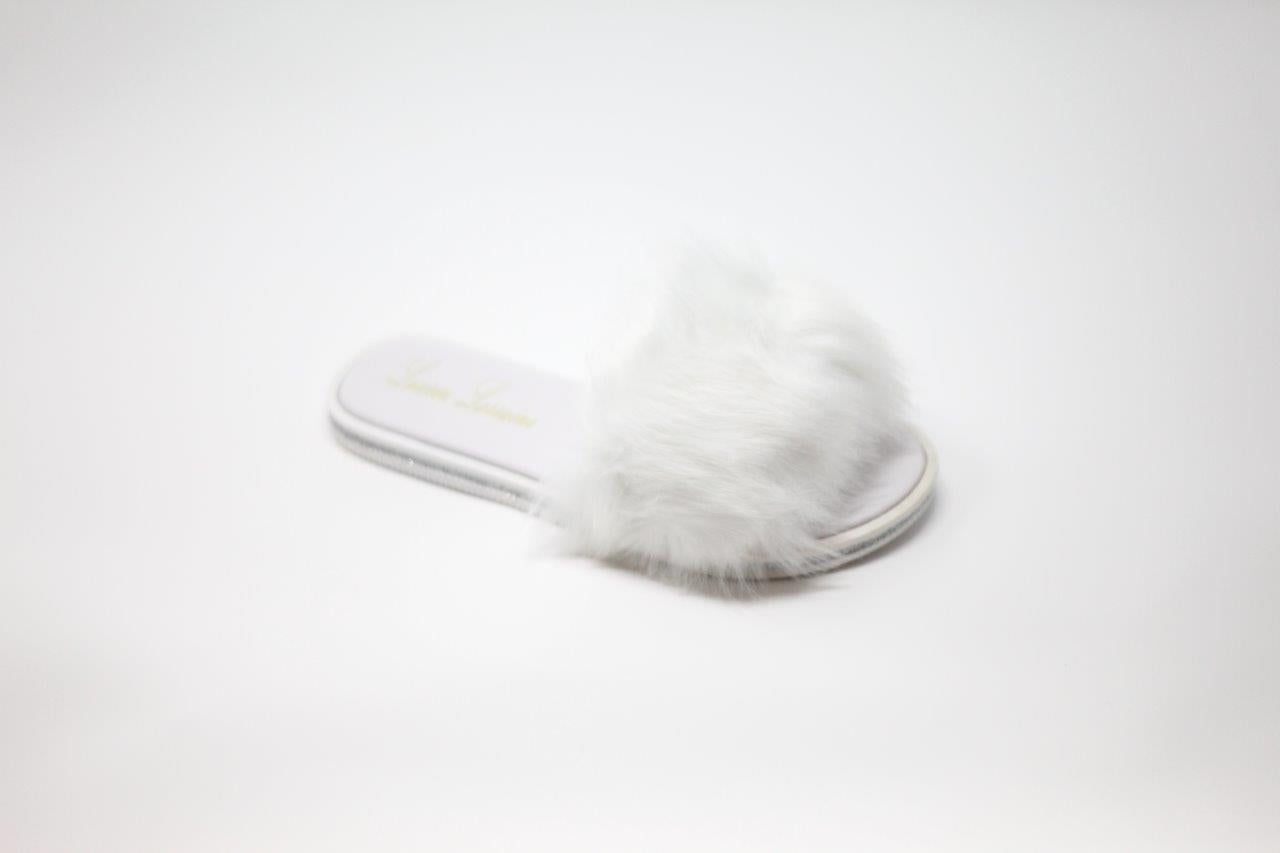 Shop the Lauren Lorraine Fluffy Flat Slipper