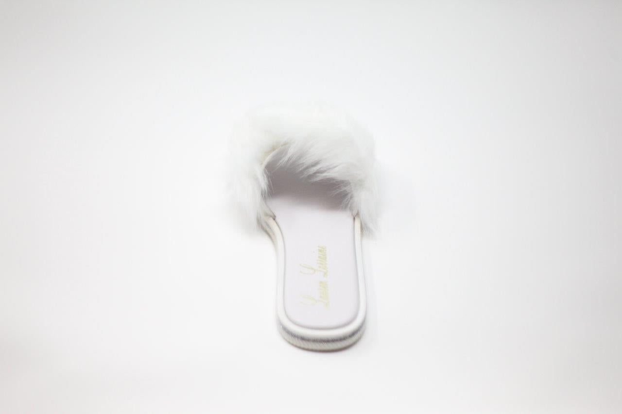 Shop the Lauren Lorraine Fluffy Flat Slipper